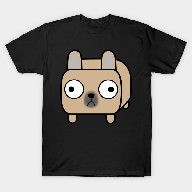 French Bulldog Loaf - Fawn Frenchie T-Shirt by calidrawsthings